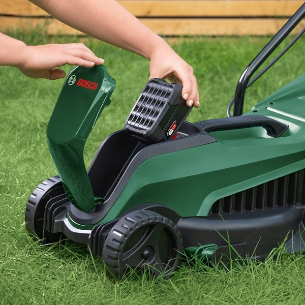 Bosch Cordless Lawnmower Battery Life Lasts For